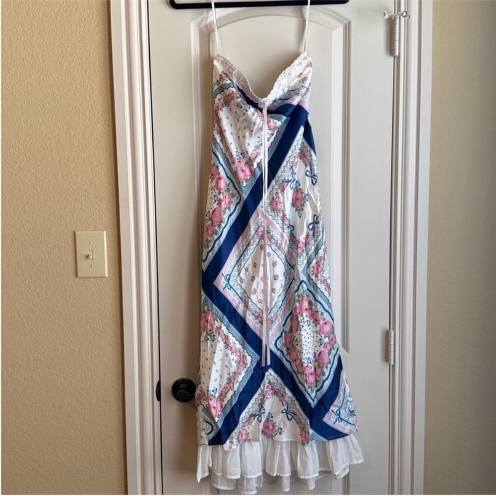 NWT for love and lemons Daisy Mae midi‎ dress size large - Picture 3 of 9